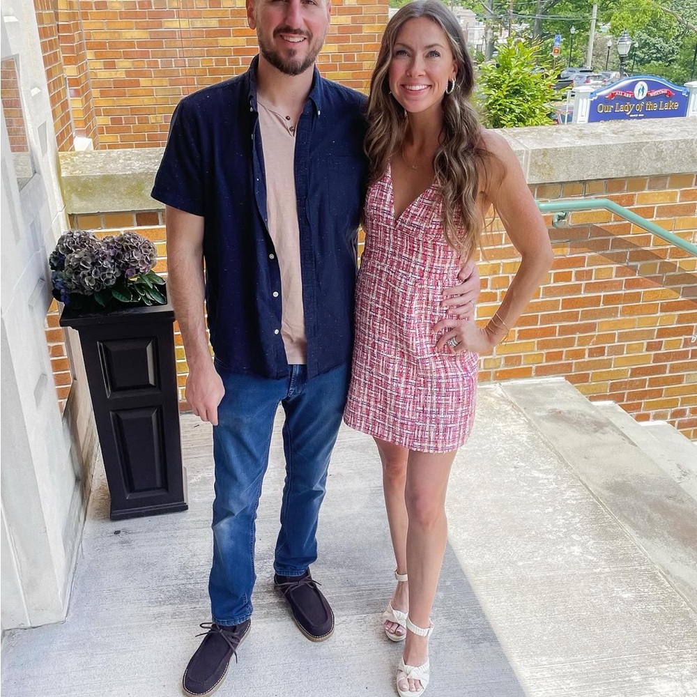 Worn ONCE House of Harlow 1960 Mini Tweed Dress XS